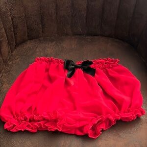 Sugar Thrillz Red Ruffled Shorts
